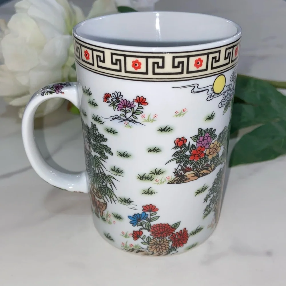 Asian Lady’s Collectible Coffee Cup